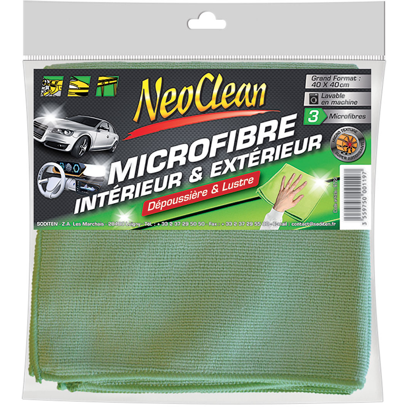 belgom-neoclean-mikrofasertuch-innen-au-en-3er-pack-40x40 image 1