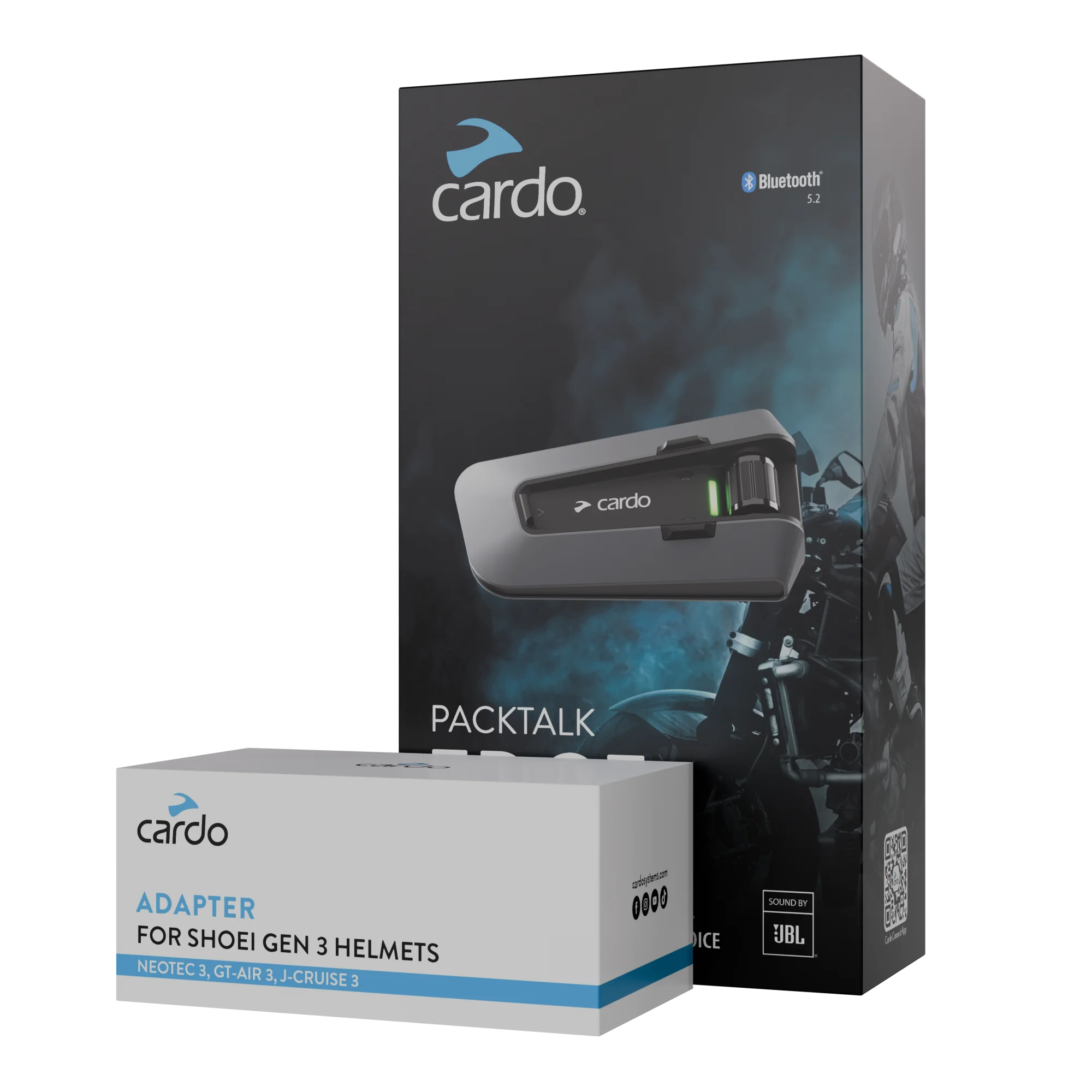 cardo-packtalk-edge-single-shoei-adapter-gen-3-bundle image 1