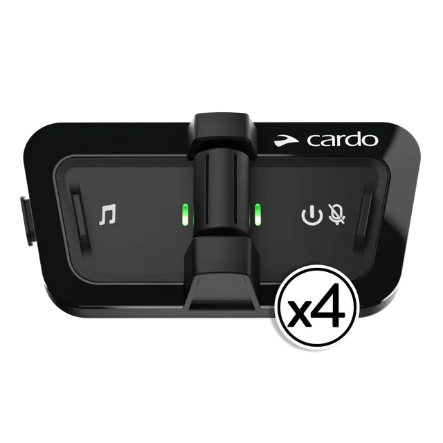 cardo-packtalk-outdoor-headset-4er-bundle-schwarz image 1