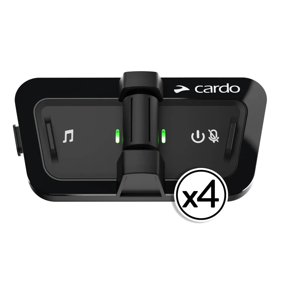 cardo-packtalk-outdoor-headset-4er-bundle-schwarz image 1