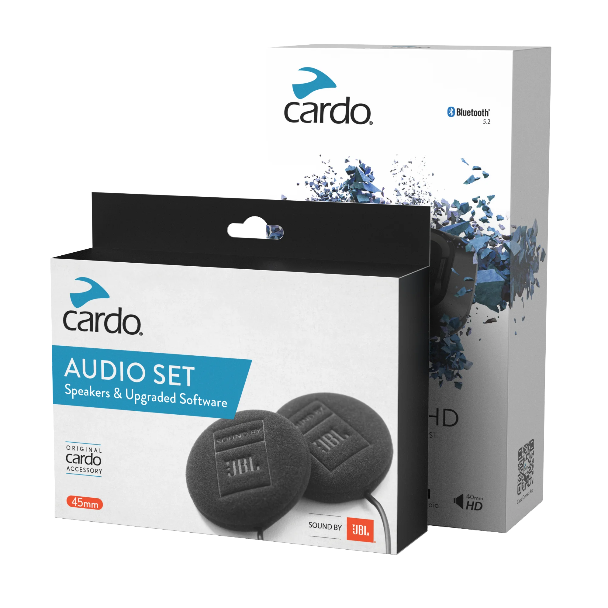 cardo-spirit-hd-gegensprechanlage-45mm-jbl-audio-kit image 1