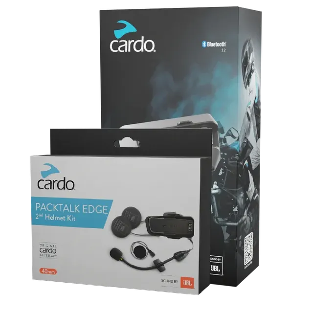 cardo-packtalk-edge-helm-headset-bundle-mit-2nd-helmet-kit image 1