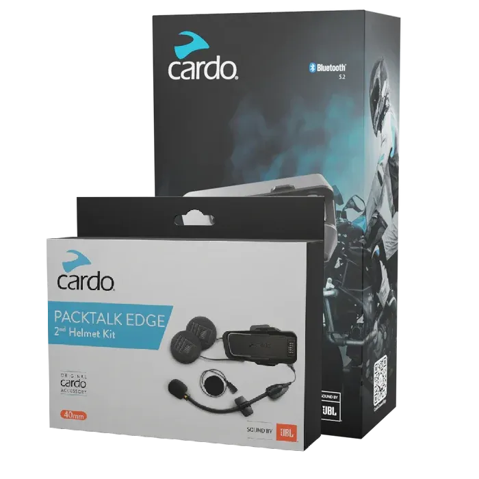 cardo-packtalk-edge-helm-headset-bundle-mit-2nd-helmet-kit image 1