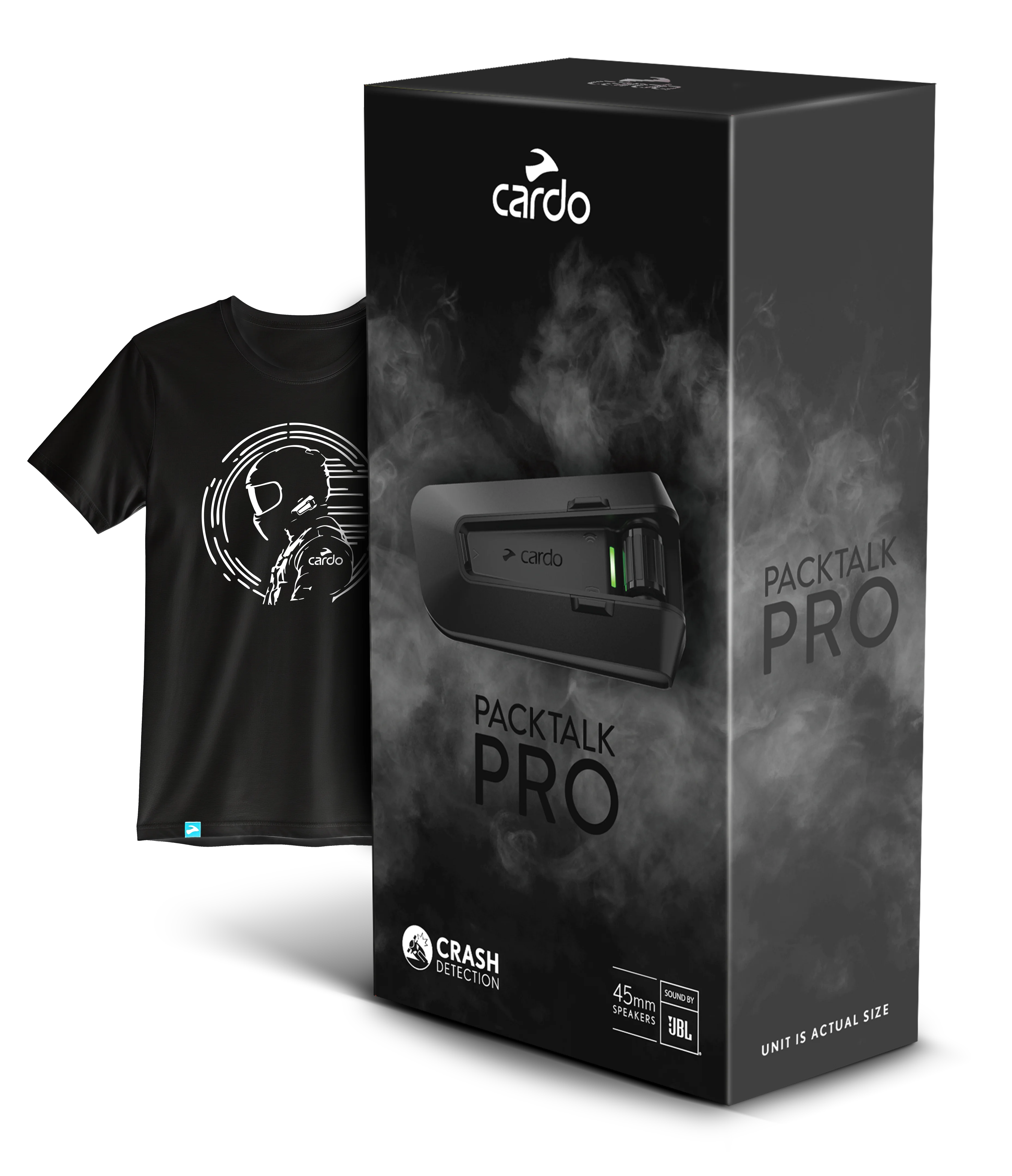 cardo-packtalk-pro-gegensprechanlage-bundle-mit-shirt image 1