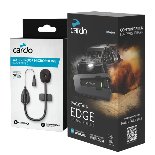 cardo-packtalk-edge-orv-atv-bundle-headset-single-wasserdicht image 1