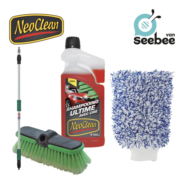 belgom-neoclean-seebee-van-waschset-b-rste-shampoo-4-teilig image 1