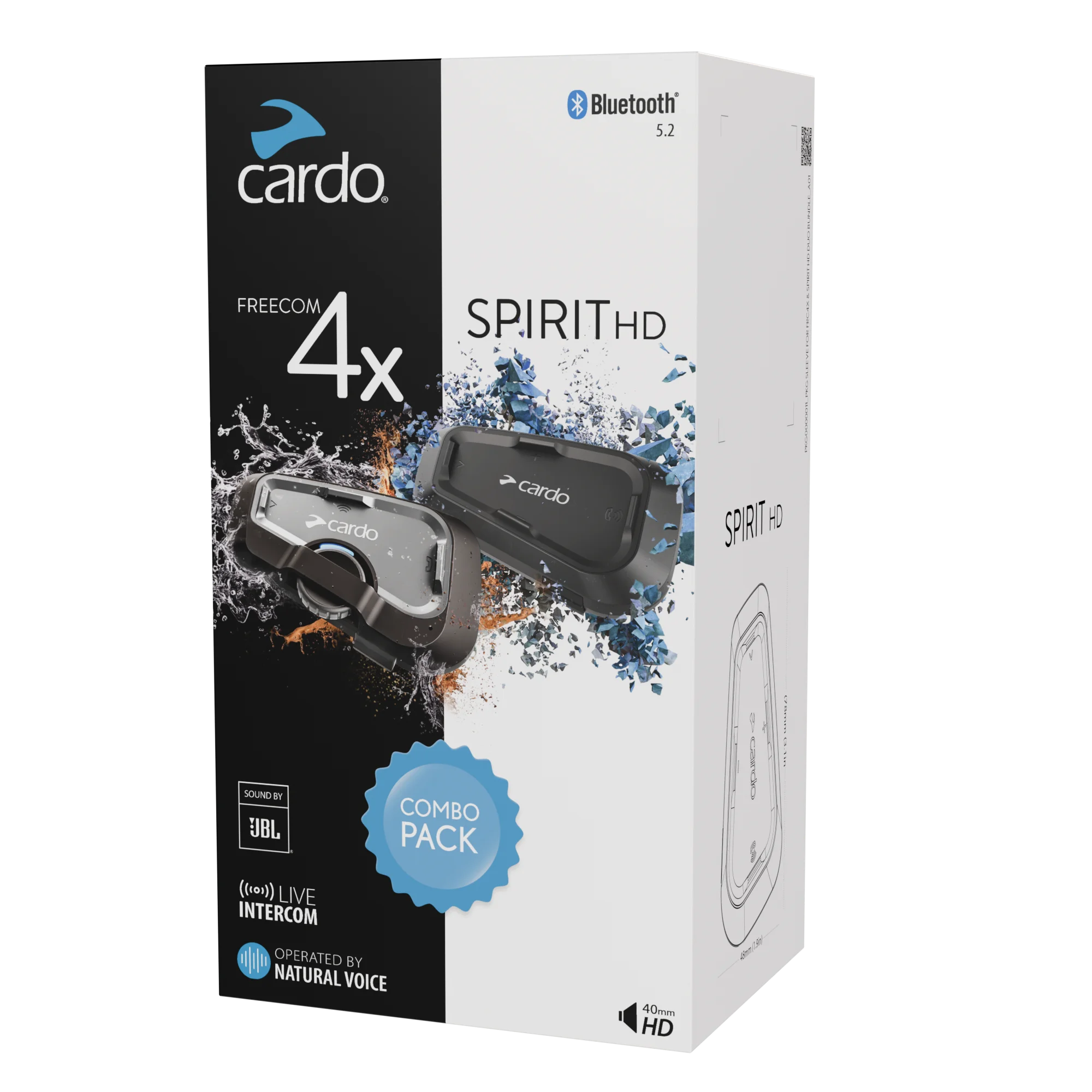 cardo-freecom-4x-spirit-hd-bluetooth-headset-doppelpack image 1