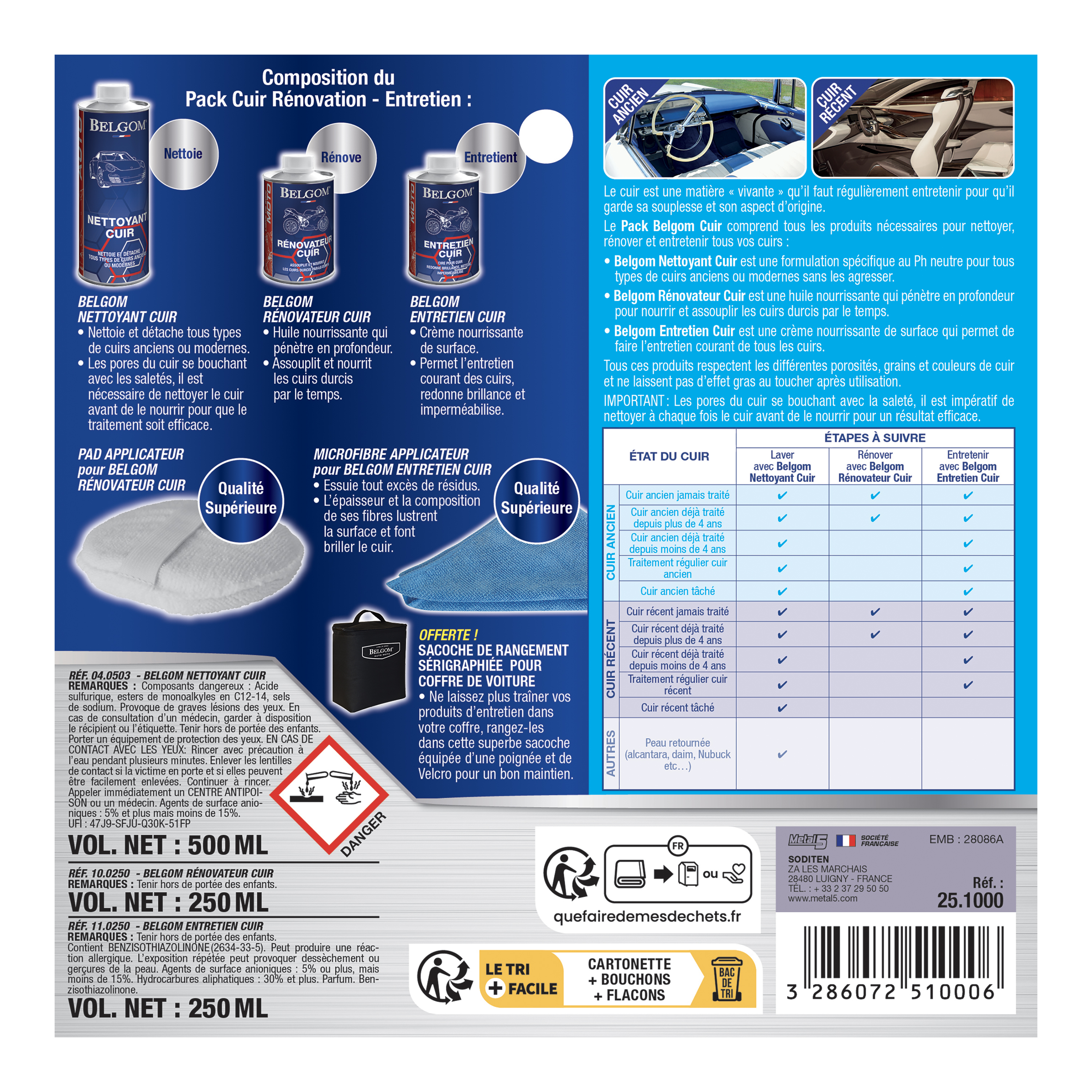 belgom-pack-cuir-lederpflegeset-3-teilig-f-r-autositze image 3