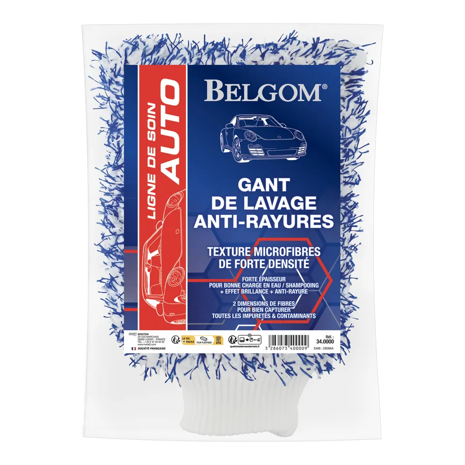 belgom-waschhandschuh-anti-kratzer-mikrofaser-wash-mitt-handschuh image 1