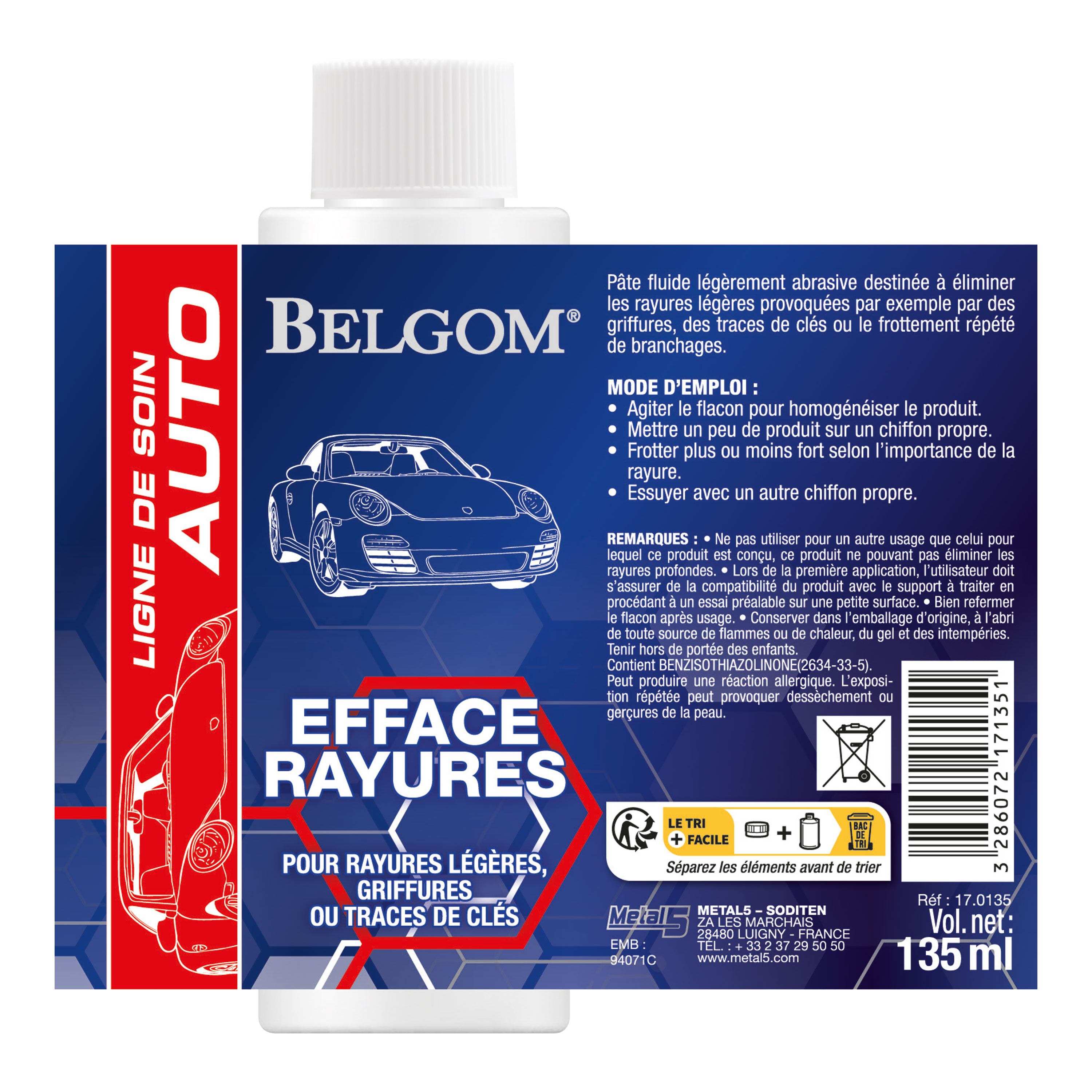belgom-efface-rayures-kratzerentferner-135-ml-f-r-autolack image 2