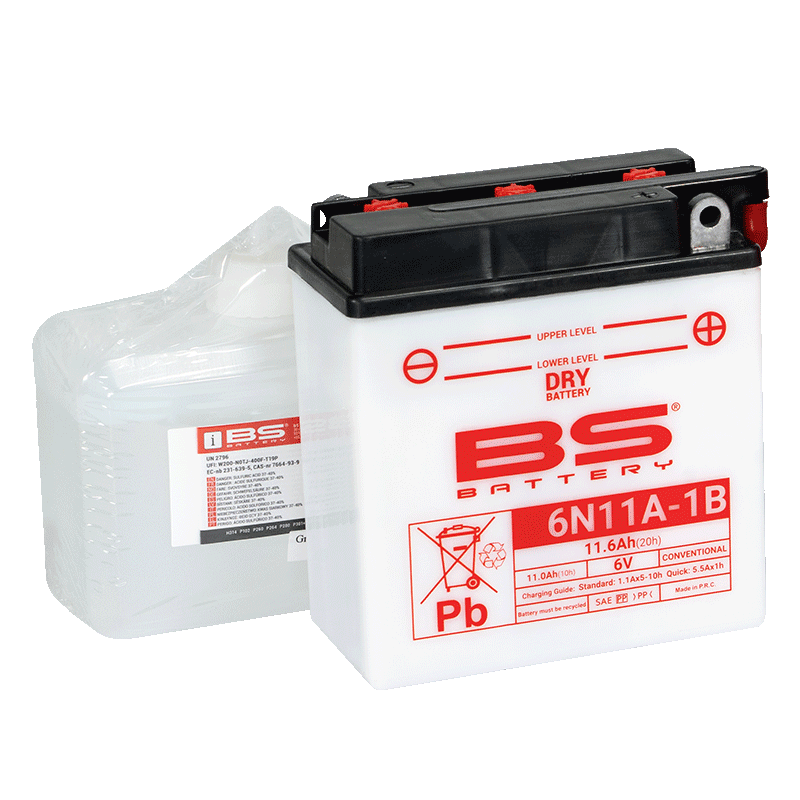 bs-battery-dry-6n11a-1b-motorradbatterie-6v-11-6ah image 1