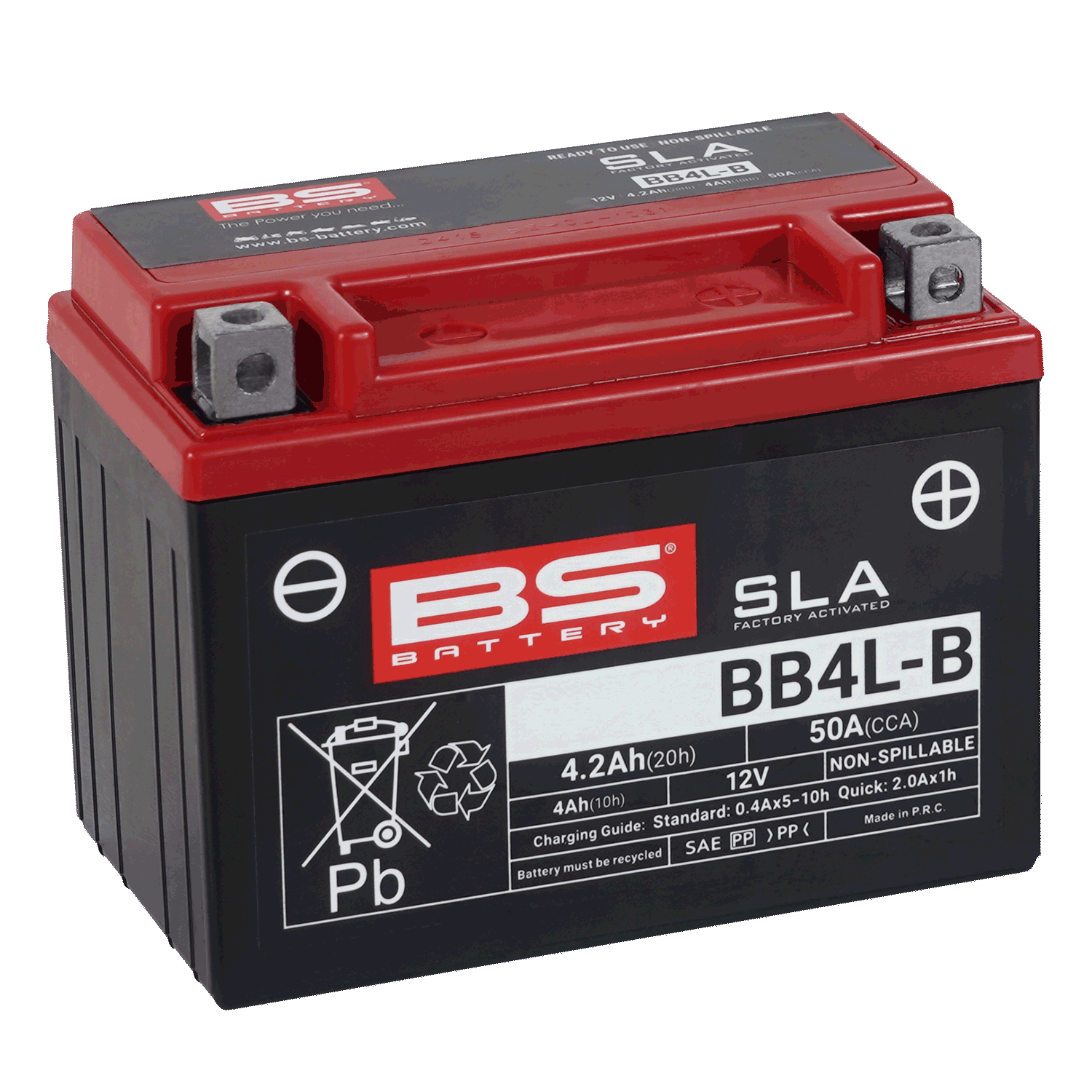 bs-battery-dry-bb4l-b-motorradbatterie-12v-4-2ah-wartungsfrei image 1