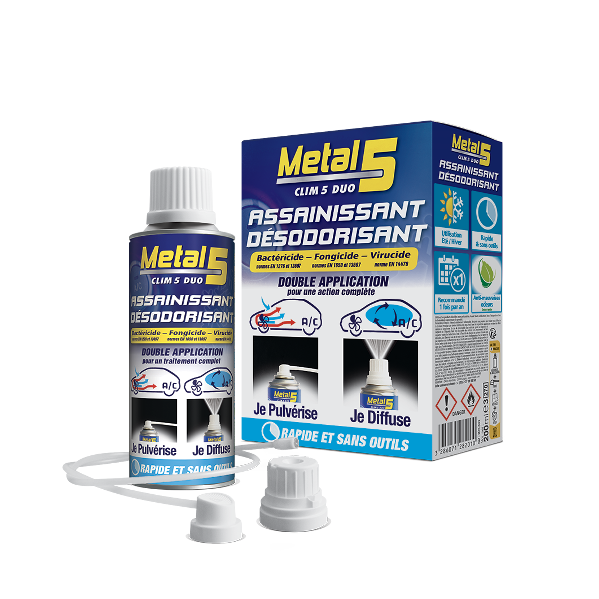 metal-5-clim-5-duo-klimaanlagenreiniger-desodorierung-auto image 1