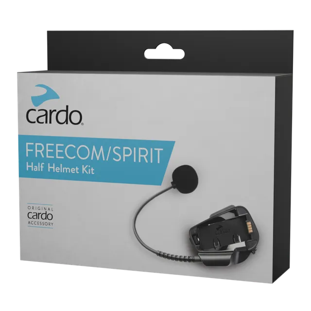 cardo-freecom-spirit-half-helmet-kit-helm-headset-b-gelmikrofon image 1