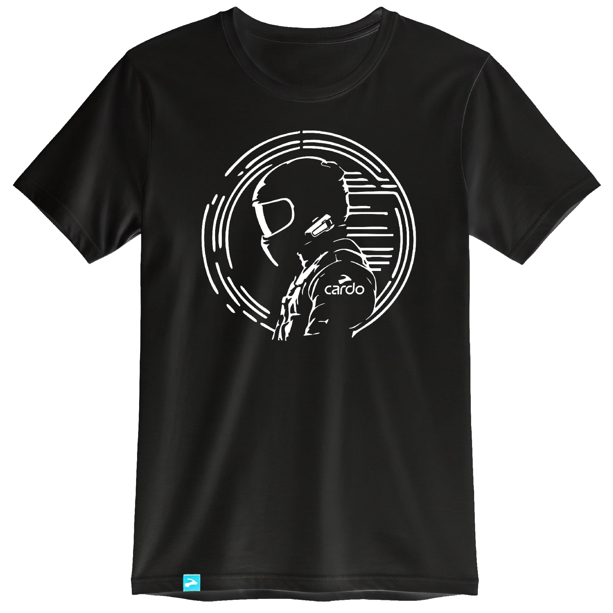 cardo-connected-rider-t-shirt-schwarz-triblend image 1
