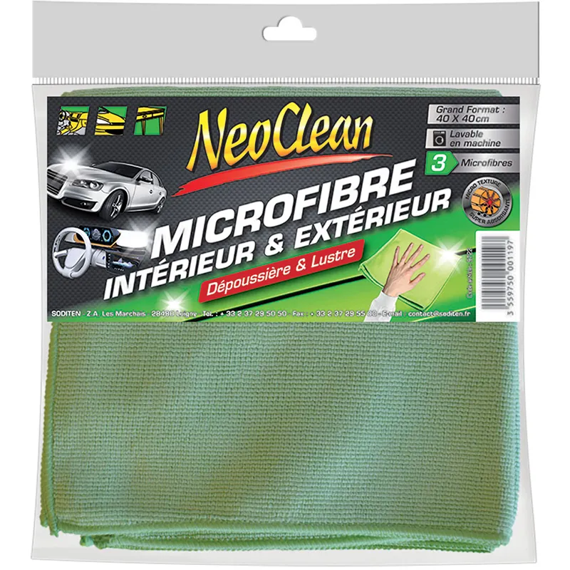 belgom-neoclean-mikrofasertuch-innen-au-en-3er-pack-40x40 image 1