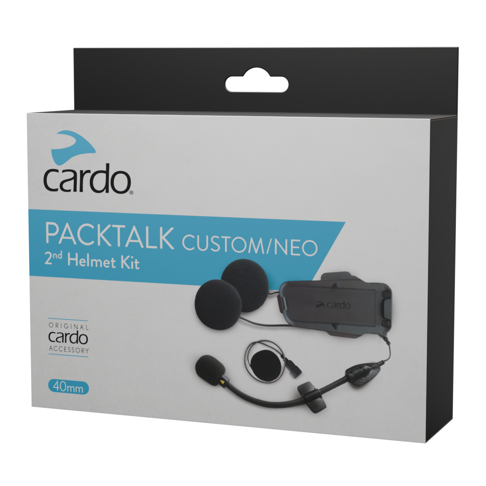 cardo-packtalk-neo-custom-2nd-helmet-kit-40mm image 1
