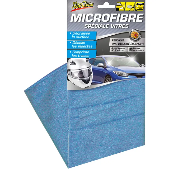 belgom-neoclean-microfibre-vitres-mikrofasertuch-40x40-cm-streifenfrei image 1