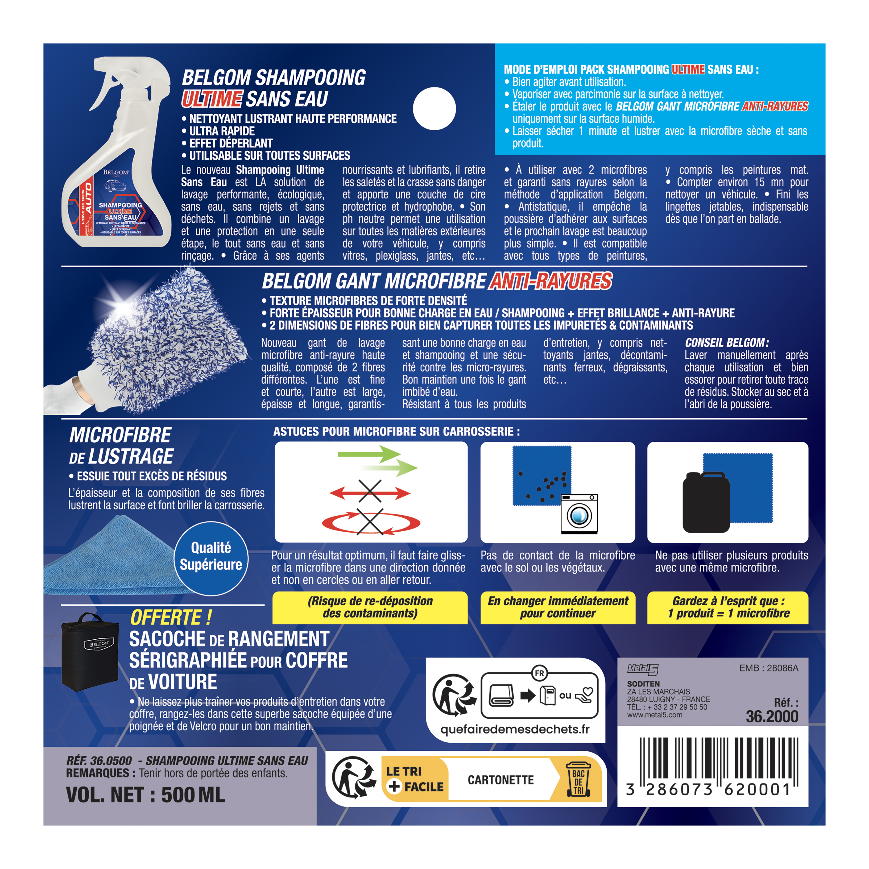 belgom-pack-shampooing-ultime-autoshampoo-ohne-wasser-set-spr-h image 3