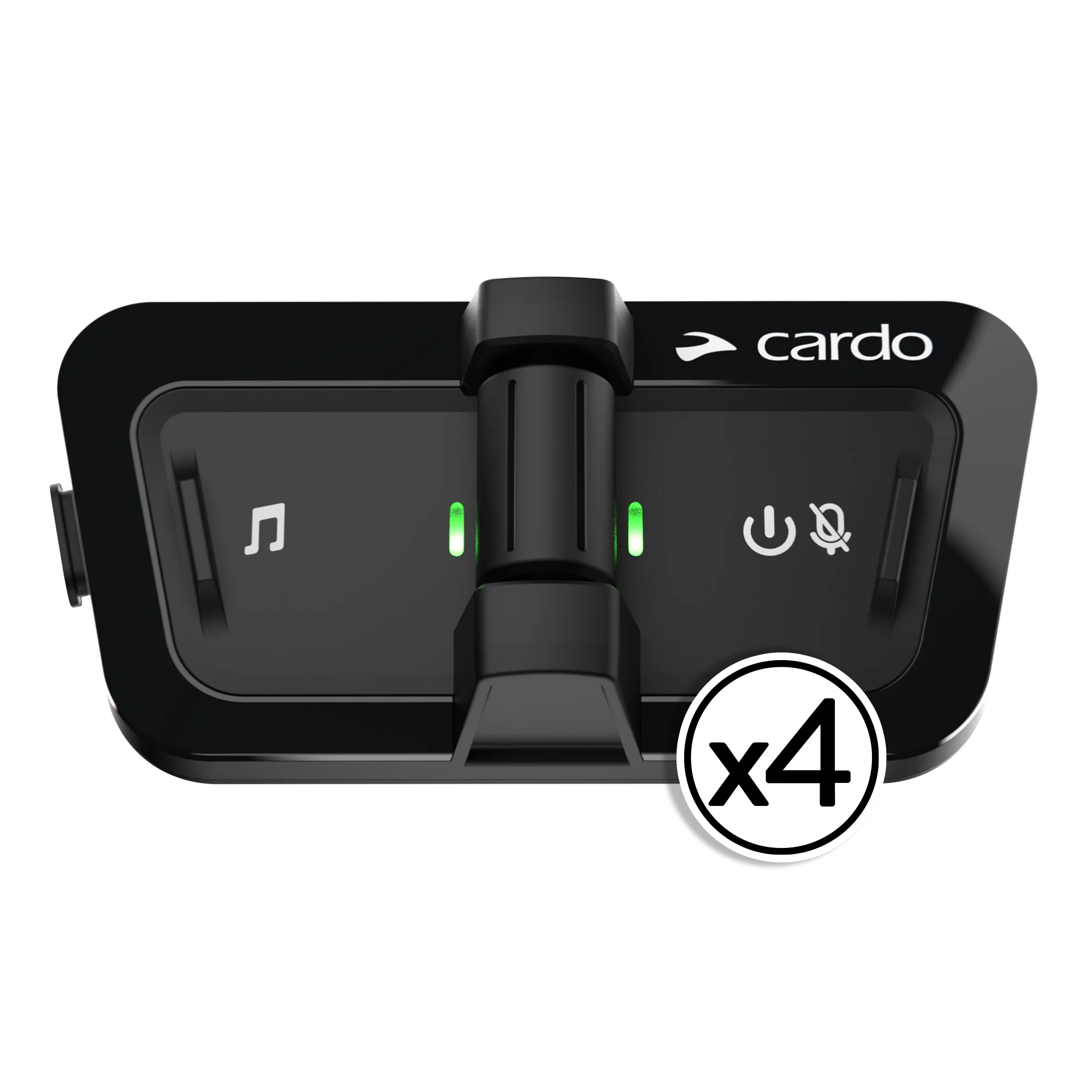 cardo-packtalk-outdoor-headset-4er-bundle-schwarz image 1