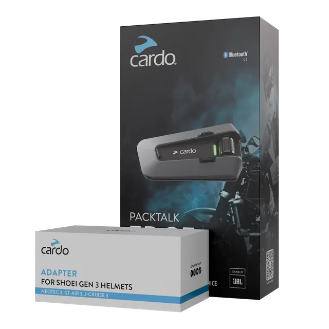 cardo-packtalk-edge-single-shoei-adapter-gen-3-bundle image 1