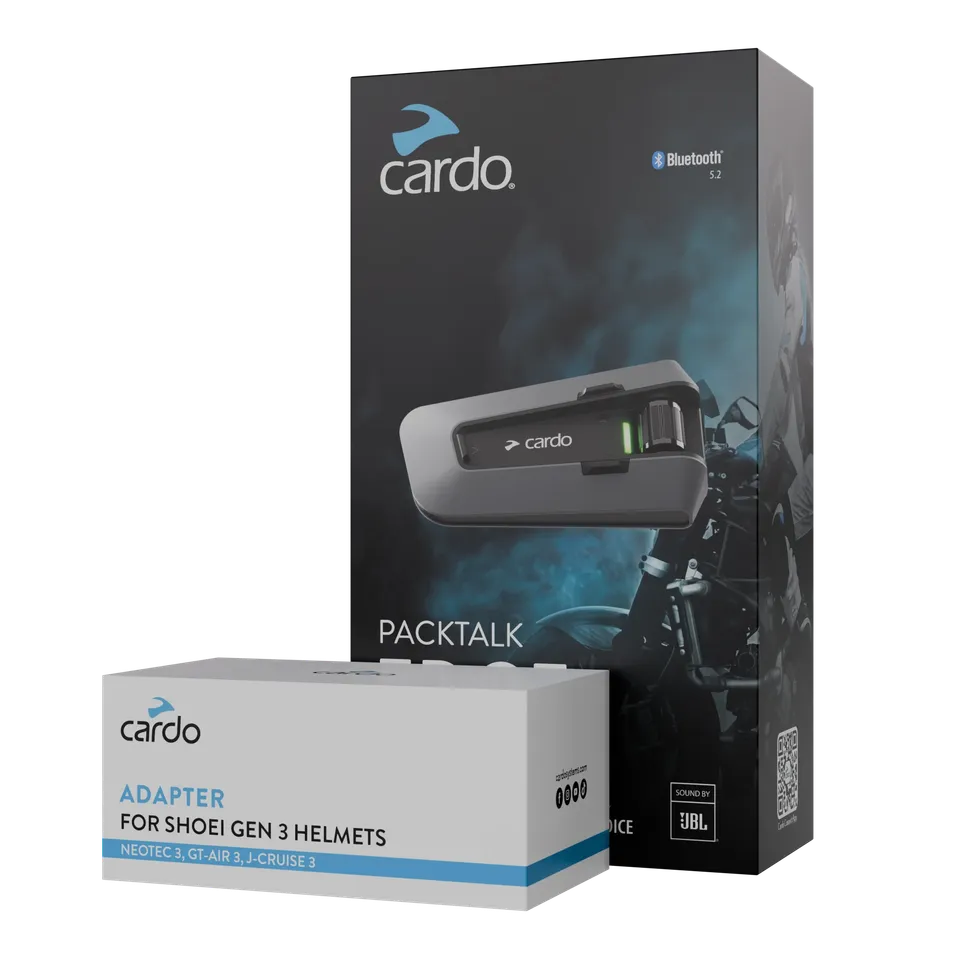 cardo-packtalk-edge-single-shoei-adapter-gen-3-bundle image 1