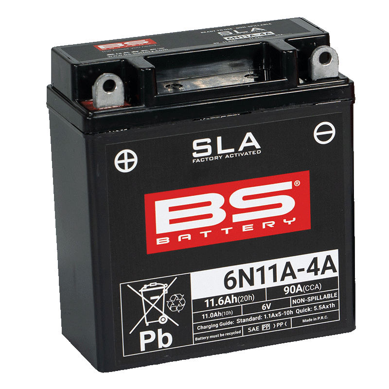 bs-battery-dry-6n11a-4a-batterie-6v-11-6ah-wartungsfrei image 1