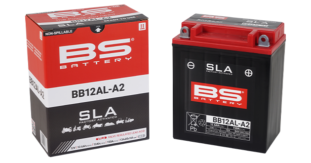 bs-battery-dry-bb12al-a2-motorradbatterie-12v-12-6ah-wartungsfrei image 2