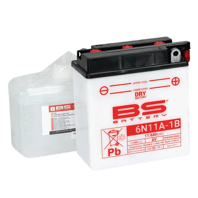 bs-battery-dry-6n11a-1b-motorradbatterie-6v-11-6ah image 1
