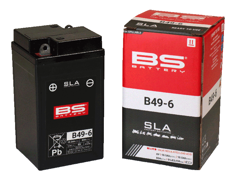 bs-battery-dry-b49-6-motorradbatterie-6v-wartungsfrei image 2
