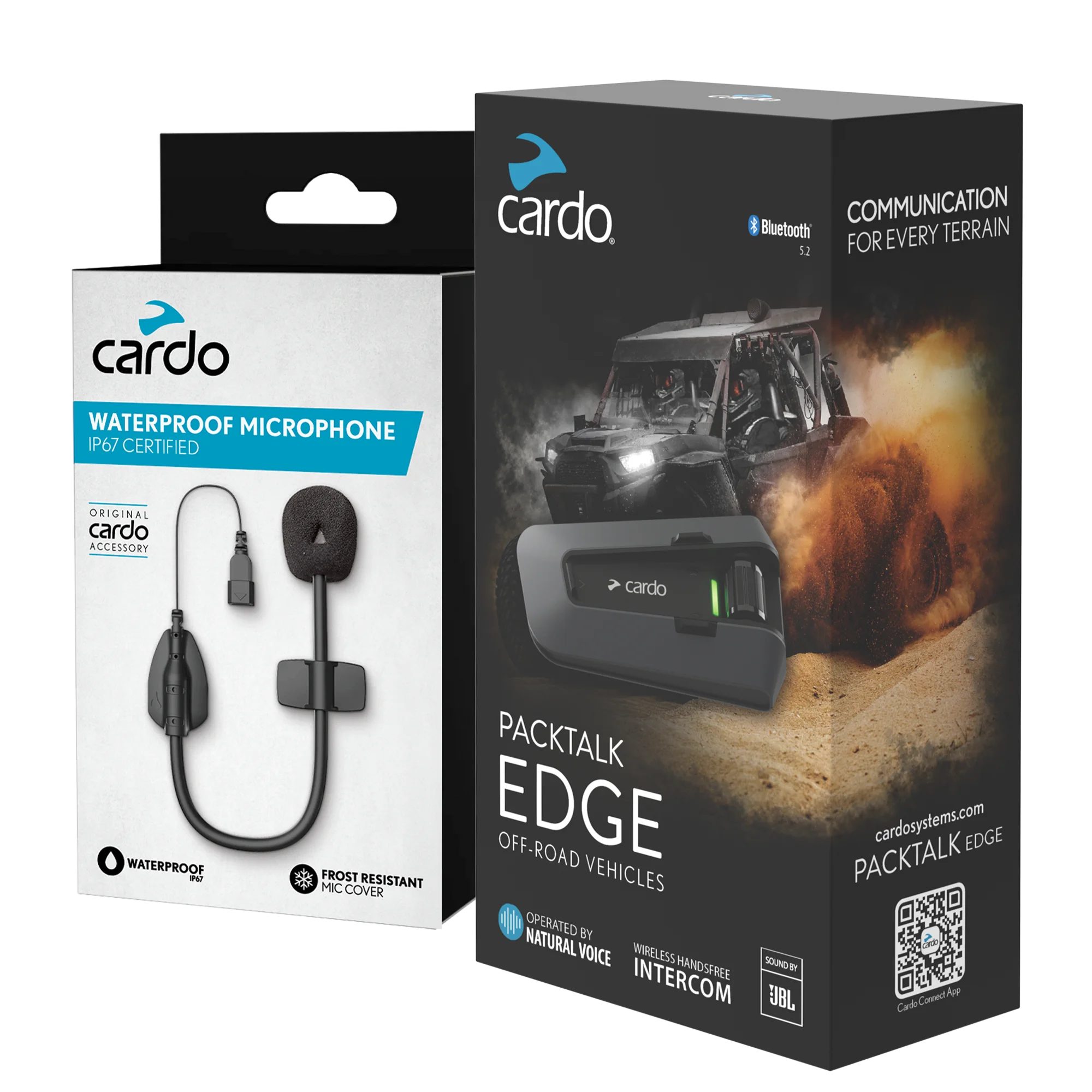 cardo-packtalk-edge-orv-atv-bundle-headset-single-wasserdicht image 1